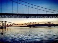 Driver Chris took picture by sunday morning, early vessel into port of Rosyth